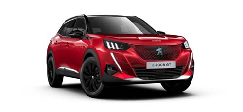Peugeot E 2008 - Available In Elixir Red